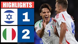 IsraeleItalia 1  2  Highlights amp Goals  UEFA Nations League [upl. by Luanne]