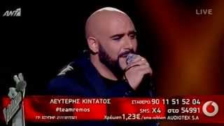 The Voice of Greece  Λευτέρης Κιντάτος  Φεγγάρι μου χλωμό  6th Live Show S01E18 [upl. by Joung]