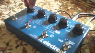 Tc Electronic Flashback x4 delay complete demo [upl. by Lavotsirc318]