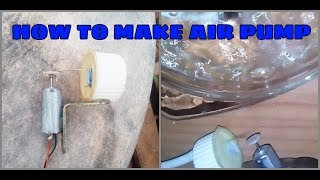 How to make a powerful air pump at home for aquarium [upl. by Thomajan]