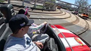 Magic Kingdom  Tomorrowland Speedway 2024 Walt Disney [upl. by Scheck329]