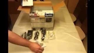 UnBoxing ZyXEL NSA 325 v2  2 bay 35quot25quot [upl. by Dynah579]