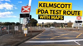 Kelmscott Driving Test Route 2023 MAPS AND SPEED LIMITS [upl. by Elram]