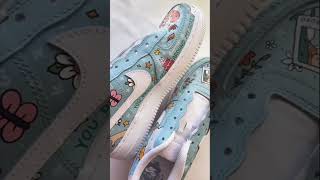 Painting Taylor Swift Eras Tour Inspired Custom Sneakers [upl. by Kara]