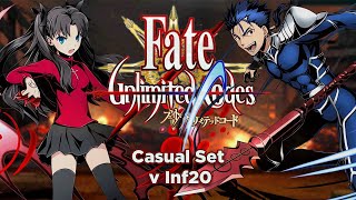 FateUnlimited Codes Casual NA Parsec Set Inf20 Rin vs Blvck Lancer [upl. by Ecirum]