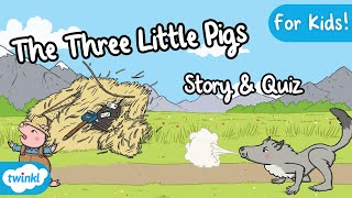 The Three Little Pigs 🐷🐷🐷  Story Time for Kids  Read and Learn [upl. by Eirojram]