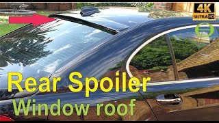 How to fit a rear window roof spoiler  step by step [upl. by Jeramey]