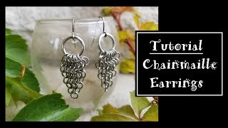 DIY Chainmail Earrings [upl. by Primalia]