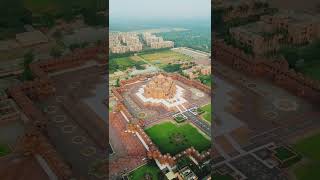 World most beautiful hindu mandir akshardham drone view shorts [upl. by Langill26]