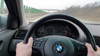 BMW E46 Sedan M54B22 22l Pulls  acceleration  speedin 3rd 4th gear runs [upl. by Ahsena]