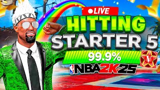 HITTING STARTER 5 in 2X REP EVENT in NBA 2K25 FullStream NEW INSANE BUILD BEST BUILD in NBA 2K25 [upl. by Johnathon912]