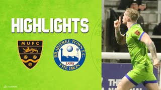 HIGHLIGHTS  Maidstone United vs Braintree Town 23124 11 [upl. by Shute]