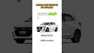 OS CARROS MAIS VENDIDOS DO BRASIL EM OUTUBRO carros onix hb20 polo creta [upl. by Aisaim]