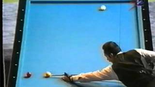 Semih Sayginer  Frederic Caudron  World cup three cushion billiard in Athenas 2004 [upl. by Annalla687]