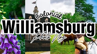 Colonial Williamsburg photography vlog [upl. by Ttemme977]