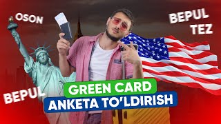 GREEN CARD 2025 XATOSIZ ANKETANI BEPUL TOLDIRISH [upl. by Savvas61]