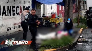 ¡Líder comerciante fue agredida bajo una cámara de vigilancia  Al Extremo [upl. by Letsyrhc]