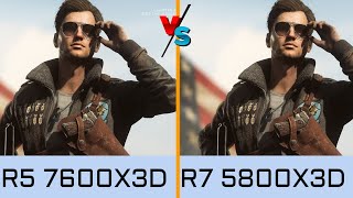 7600x3d vs 7800x3d vs 5800x3d vs R9 9950x vs i9 14900k vs 7900x3d vs 7950x3d 7600x3d gaming test [upl. by Ethe]