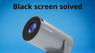 HY300 smart projector black screen solved [upl. by Dylan]