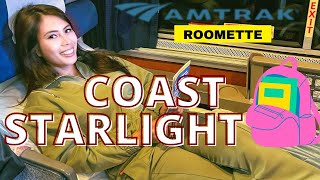 AMTRAK Roomette 🚆 Coast Starlight Honest Review [upl. by Dumanian]