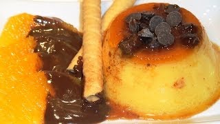 Flan de naranja con chocolate  La Cocina de Loli Dominguez Loli Domínguez [upl. by Susejedesoj]