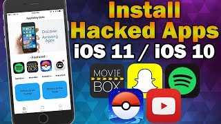 Install Hacked  Apps amp Hacked Games on iOS 11  iOS 100  1033 No Jailbreak  No Computer [upl. by Friedman391]