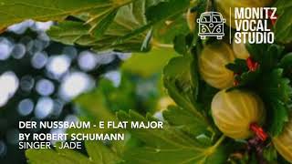 DER NUSSBAUM  E flat Major  Robert Schumann  Practice Track [upl. by Hardunn]