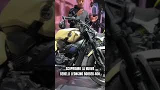 Benelli LEONCINO BOBBER 400 a EICMA 2024 😎 [upl. by Horne]