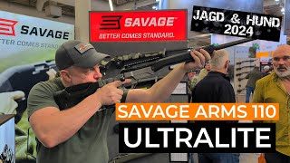 Jagd amp Hund 2024 Jens Tigges stellt die neue Savage Arms 110 Ultralite Repetierbüchse vor [upl. by Tisbee]