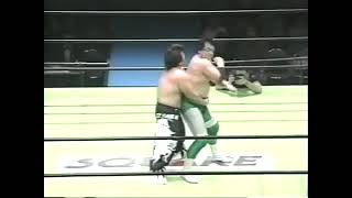 NOAH Akitoshi Saito vs Mitsuharu Misawa [upl. by Inaluahek714]