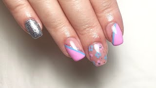 WATCH ME WORK Client BIAB Infill and Gel Polish Design  Gel Nails [upl. by Akira]