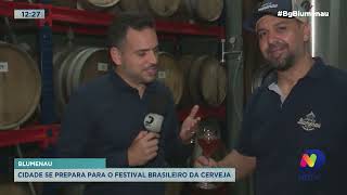 Blumenau se prepara para o festival da cerveja [upl. by Erdnael37]