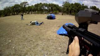 Paintball FULL AUTO annihilation HIDEF [upl. by Natividad178]