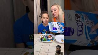 Smart son 🧒 jelly candy 🍭 candy challenge fun prank kid goodthing funny food shorts [upl. by Llennod698]