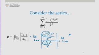 Interval and Radius of Convergence Example 1 [upl. by Owain]