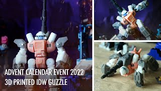 Transformers 3D Printed IDW GUZZLE  Advent Calendar Event 2022 [upl. by Cagle]