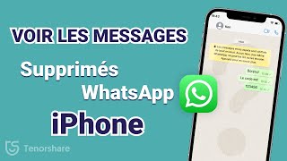 Comment voir les messages supprimés WhatsApp sur votre iPhone [upl. by Fairman827]