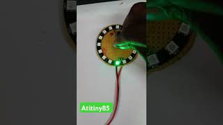 W2812B Addressable Led Controller with Rotary Encoder use Atitiny85  M42 TECH [upl. by Jezreel855]