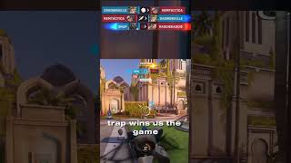 his junkrat trap won us the game overwatch2 gami gaming funnyclips [upl. by Nairret823]