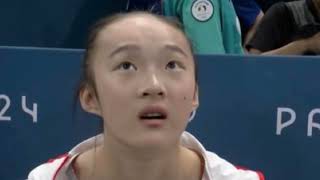 18yearold Zhou Yaqin Wins Silver In Balance Beam Final  Paris Olympics 2024 [upl. by Hallagan]