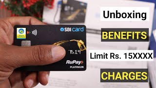 BPCL SBI Rupay Credit Card Unboxing  425 Benefits on Bharat Petroleum [upl. by Oiludbo]