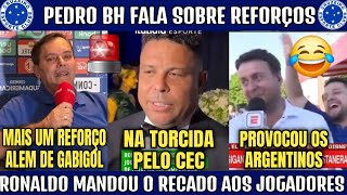 ðŸš¨ðŸ’£ PLANTÃƒO IMPORTANTE  RONALDO MANDOU O RECADO PARA OS JOGADORES  PEDRO BH PROMETE REFORÃ‡OS E [upl. by Nosecyrb]