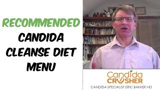 Recommended Candida Cleanse Diet Menu [upl. by Rese411]