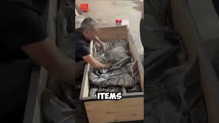 foam spray coated plastic viralvideo viralshorts packing diy [upl. by Anemolif]