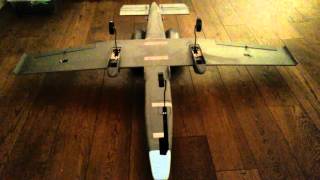 Landinggear test depron rc A10 Thunderbolt II Warthog [upl. by Welcher]