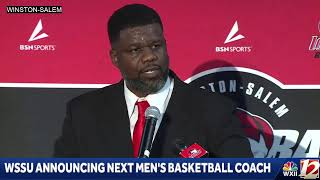 WinstonSalem State University Announcing Next Mens Basketball Coach [upl. by Netsirt]