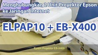 Cara koneksi Dongle Wireless Epson Proyektor ke Laptop ELPAP10 Part 3 [upl. by Annohs651]