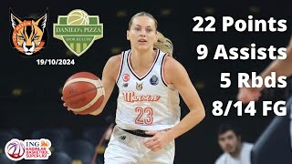 Marine Johannes 22 Points vs Danilos Pizza  KBSL 202425 [upl. by Moyers]