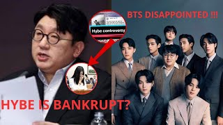 BTS News Today HYBE Threatened with Bankruptcy Economic Crisis After BTS Starts Military Service [upl. by Avek]