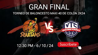 FINAL DEL TORNEO MAXI 40 DE COLON SPARTANS X EL VATICANO [upl. by Deedee]